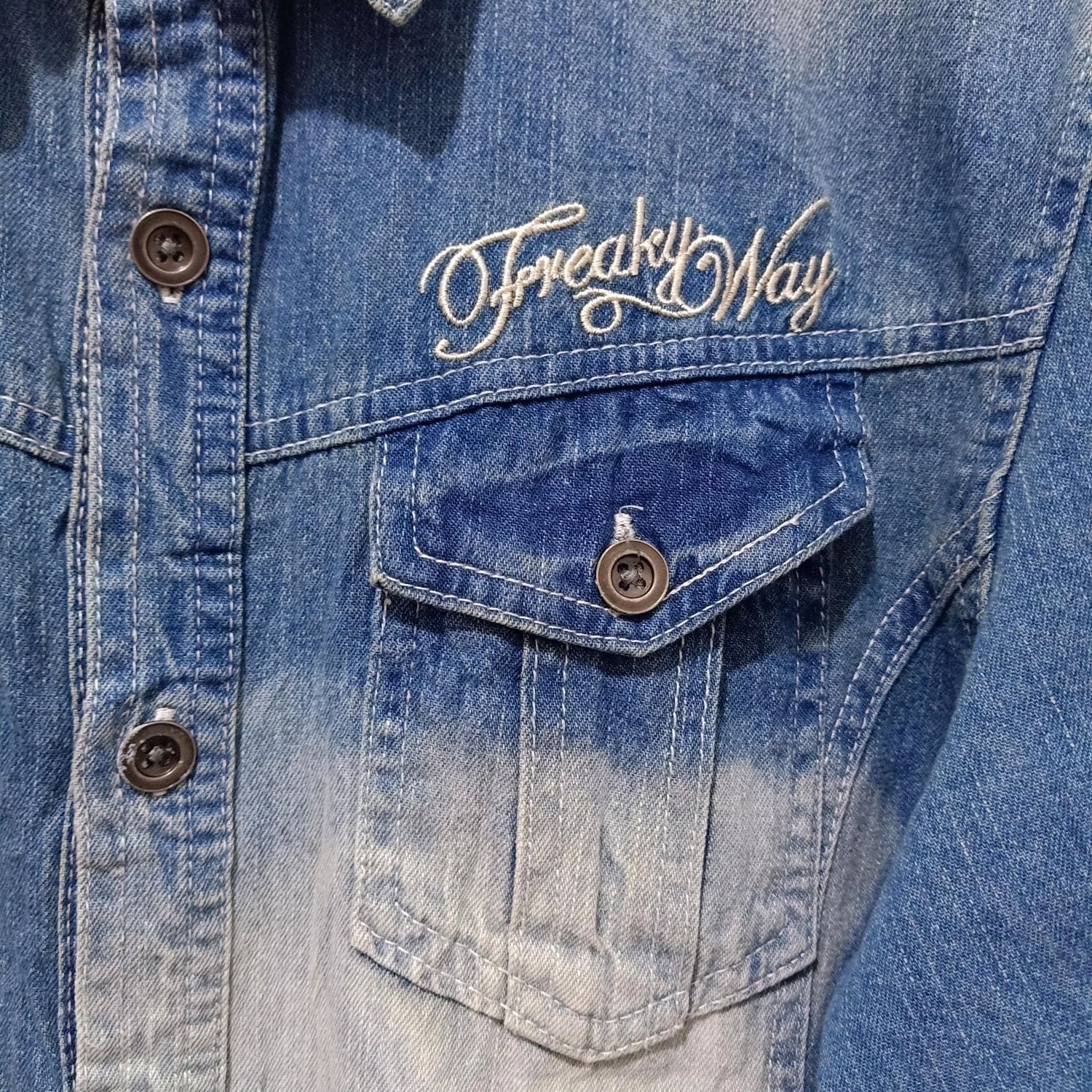 In The Attic In The Attic Denim Jeans Shirt Size US XL / EU 56 / 4 - 9 Thumbnail