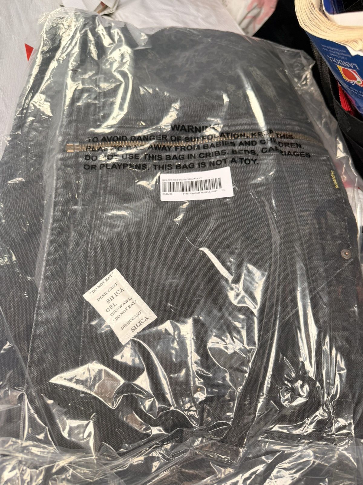 Supreme Supreme Flag Hooded Work Jacket Size XL Size US XL / EU 56 / 4 - 2 Thumbnail