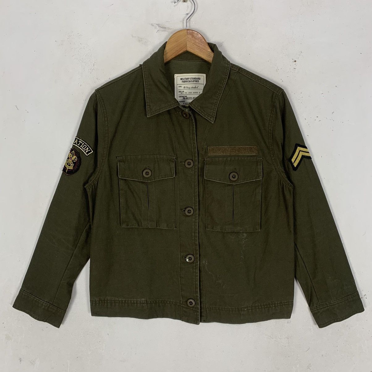 Japanese Brand military standard clothing by Alicia Pageboy Button Jacket Size S / US 4 / IT 40 - 2 Thumbnail