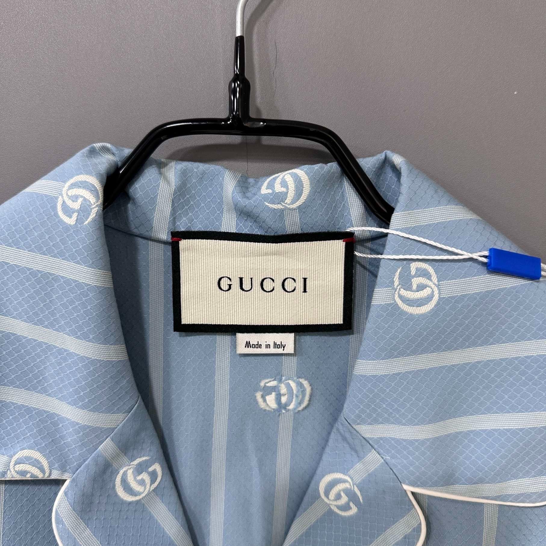 Gucci Gucci embroidered logo shirt 2501-Nextarrow Size US XXS / EU 40 - 4 Thumbnail