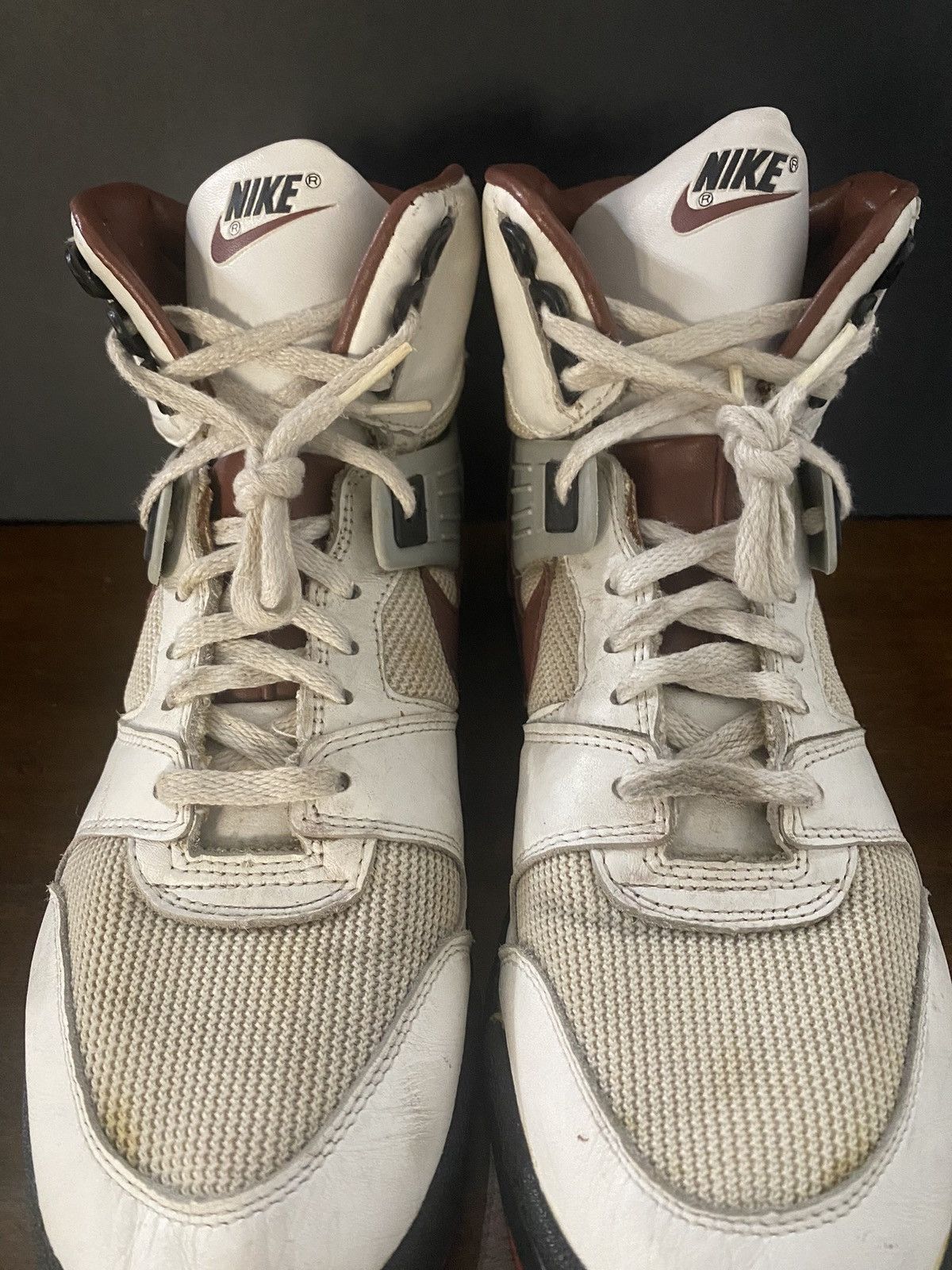 Nike Vintage 1989 Nike Mako SX Turf High/Sz 8.5/890203FT1/RARE Size US 8.5 / EU 41-42 - 5 Thumbnail