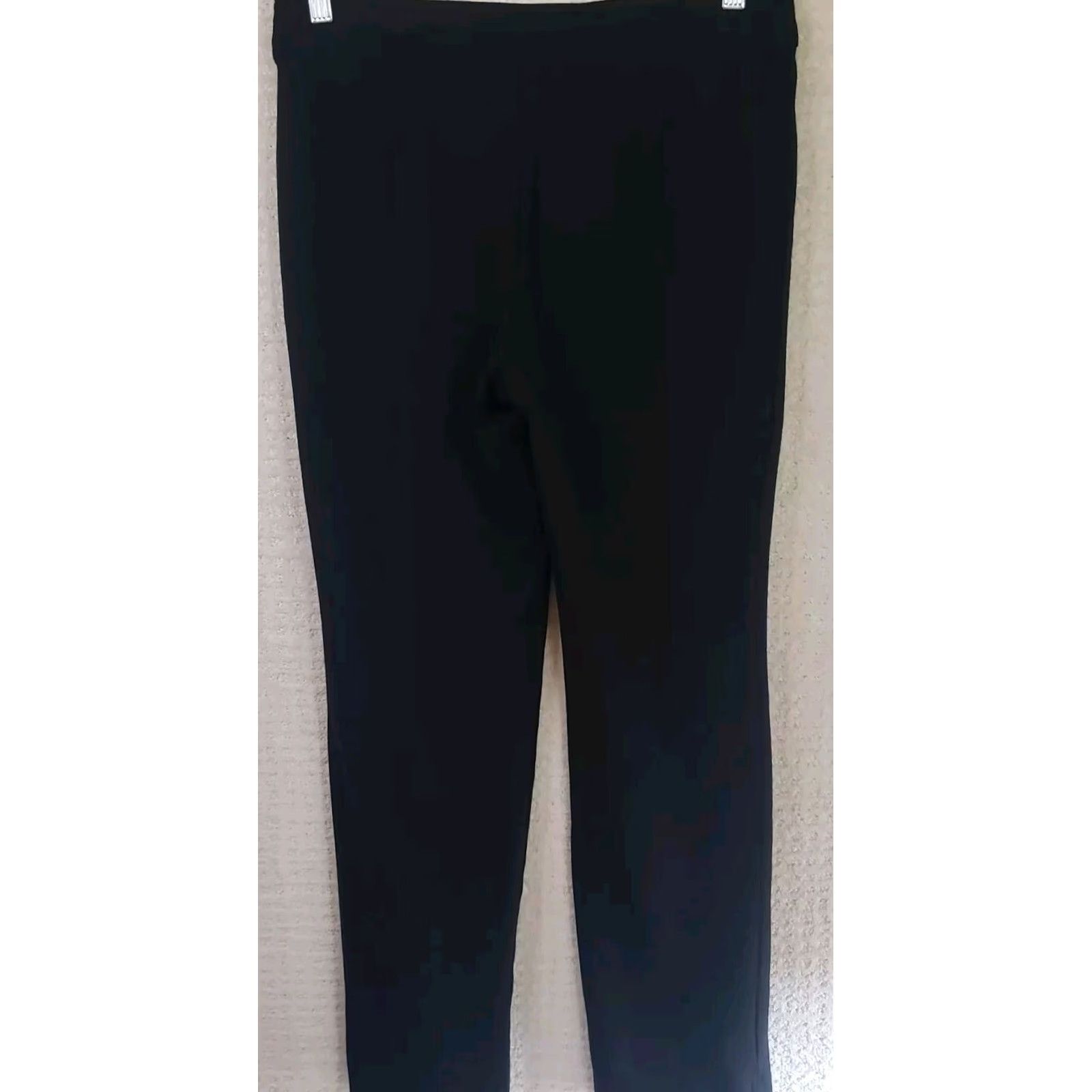 Vintage Grace Pants Women's S Black Straight Leg Stretch 31x28 Slimming Pockets Dress Pants Pants Styles 90s? Size 28" / US 6 / IT 42 - 4 Thumbnail