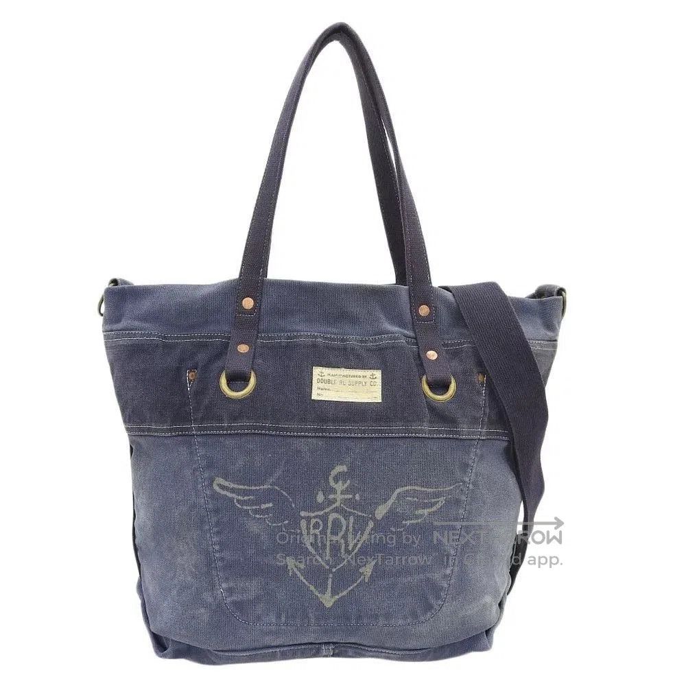 RRL Ralph Lauren RRL US Navy Sailcloth Canvas 2way Bag. Size ONE SIZE - 1 Thumbnail