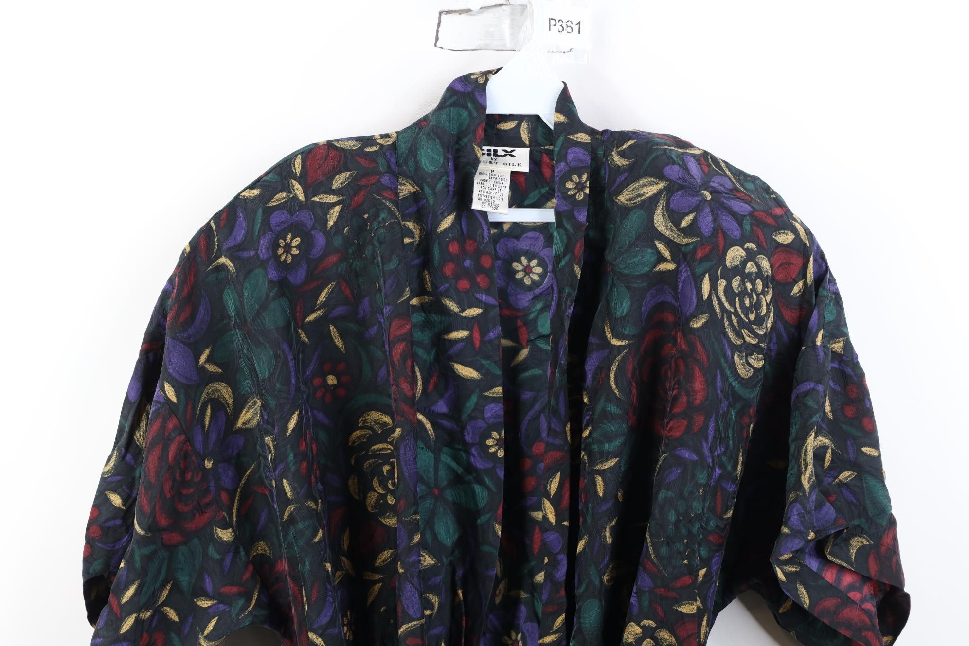 Vintage Vintage 90s Streetwear Rose Belted Bath Robe Loungewear Size ONE SIZE - 2 Thumbnail