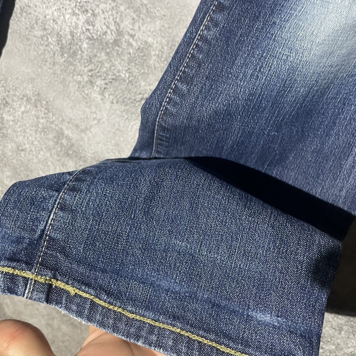 Evisu × Puma Vintage Evisu x Puma Baggy Blue Denim Jeans Y2K Rare Hype Size 30" / US 8 / IT 44 - 20 Thumbnail