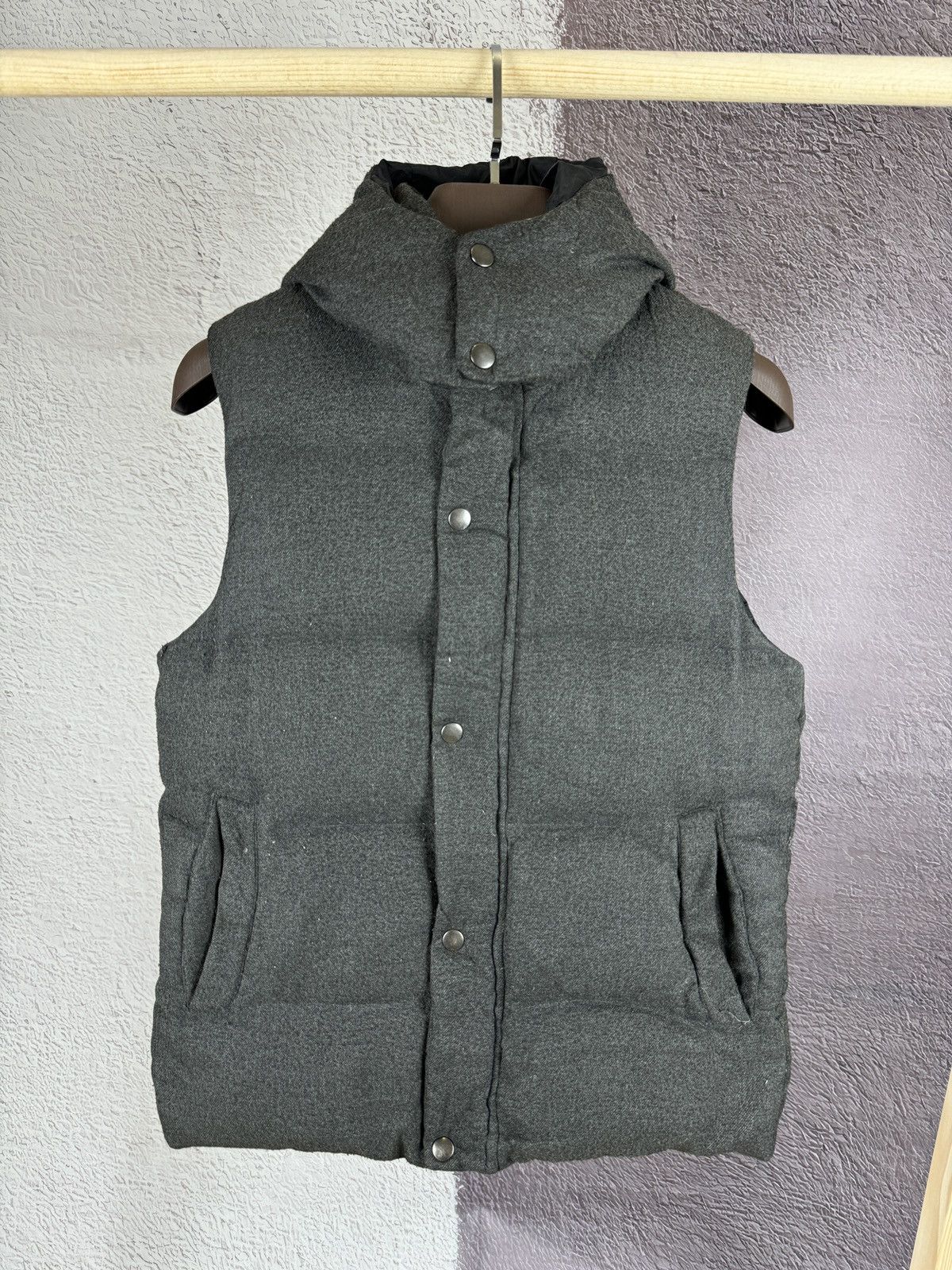 Japanese Brand Ships Jet Blue Japanese clothing grey hooded vest jacket Size US M / EU 48-50 / 2 - 2 Thumbnail