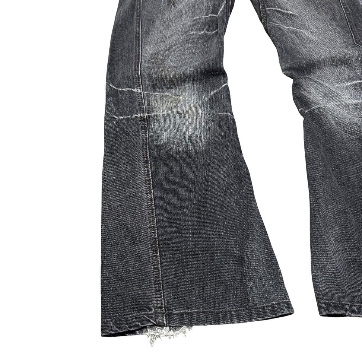 Nicole Club NCFM Nicole Club Multi Pocket Black Denim Flare Jeans Size US 34 / EU 50 - 7 Thumbnail