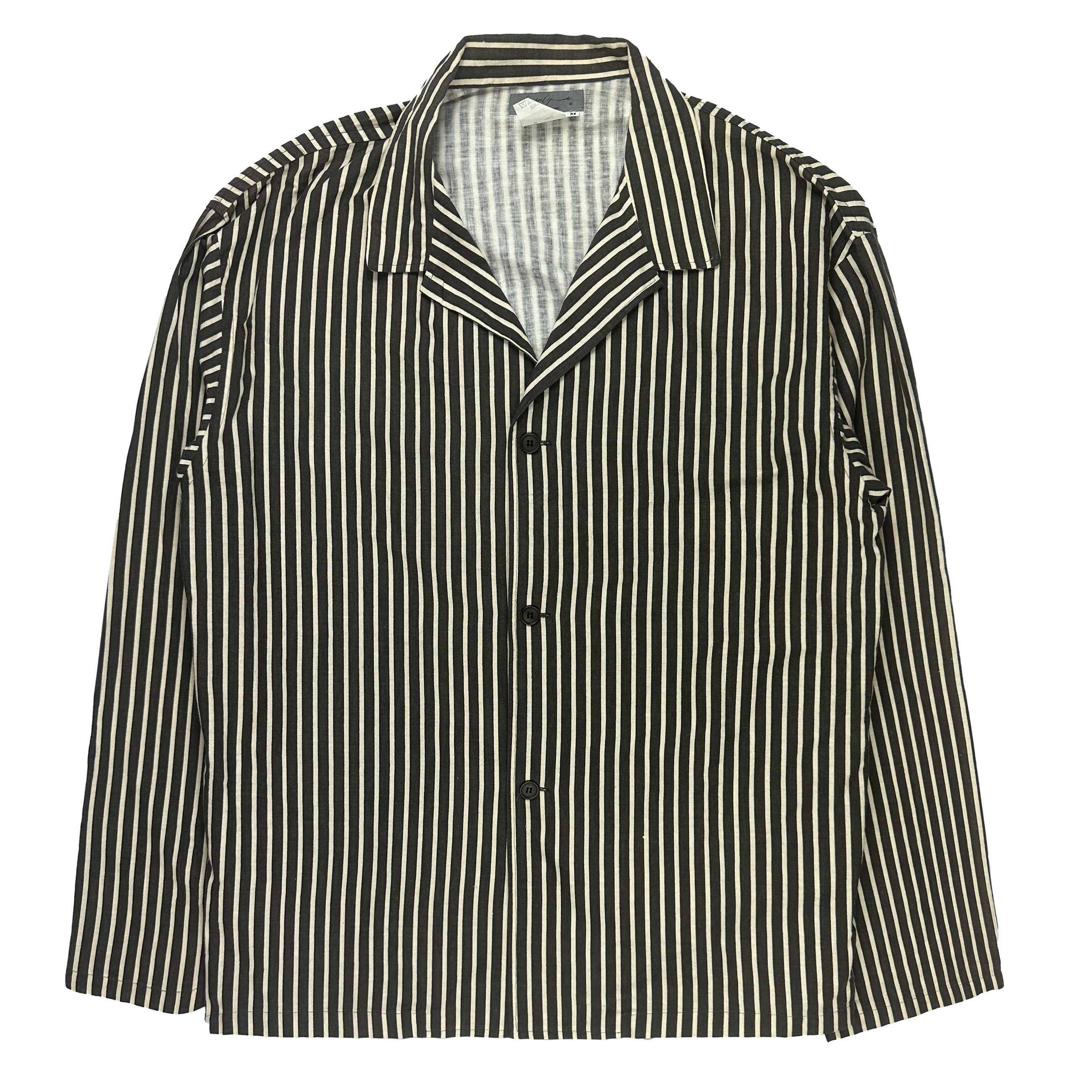 Yohji Yamamoto 80s Striped Button Up Size US M / EU 48-50 / 2 - 1 Thumbnail