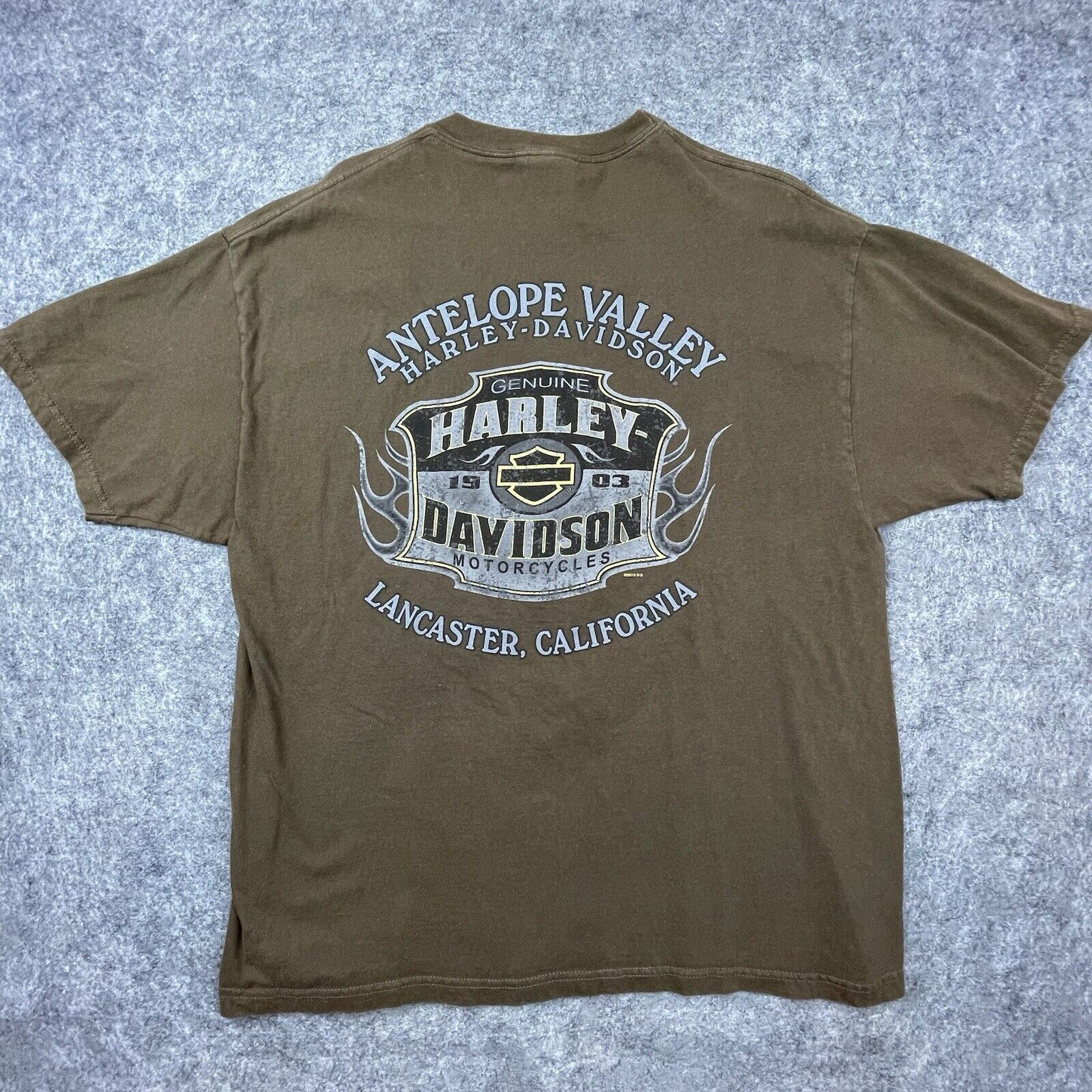 Harley Davidson Harley Davidson Shirt XL PinUp Girl Mechanic Antelope Valley Size US XL / EU 56 / 4 - 2 Thumbnail
