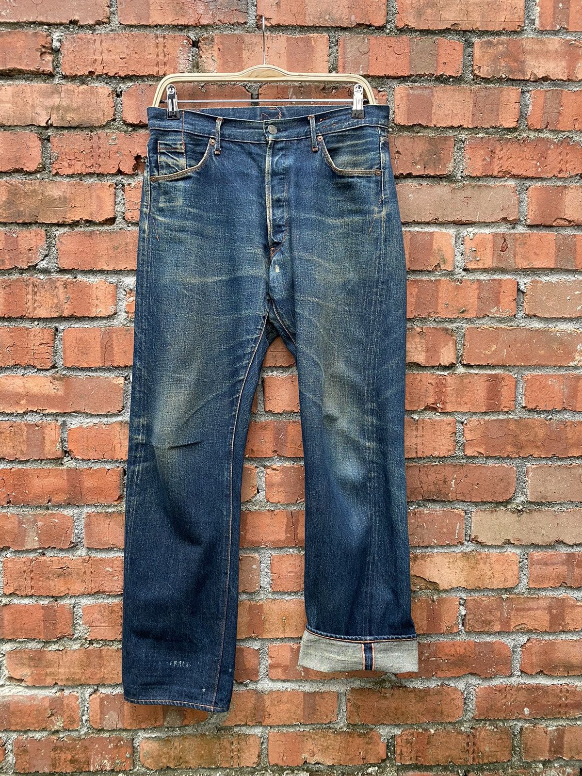 Japanese Brand × KURO × Vintage size 32x30 vintage KURO denime redline made in JAPAN Size US 32 / EU 48 - 1 Thumbnail