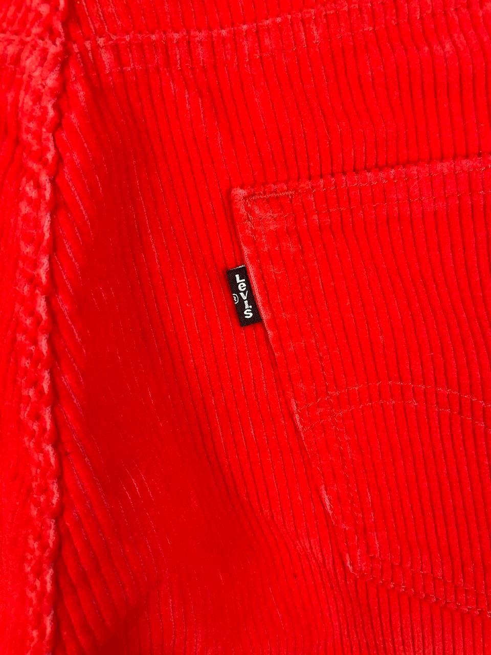 Gosha Rubchinskiy Gosha Rubchinskiy x Levi’s Red Corduroy Pants Size US 30 / EU 46 - 13 Thumbnail