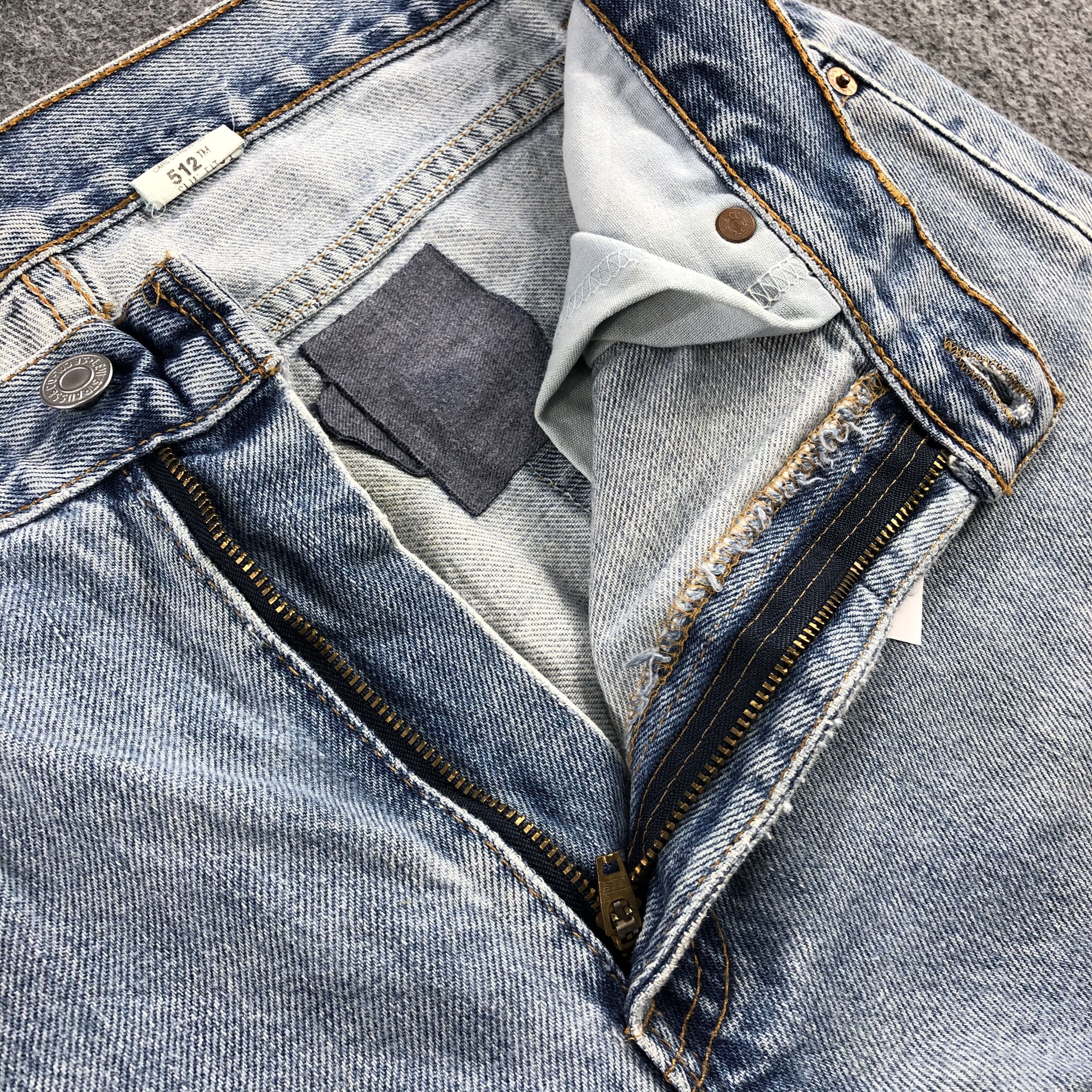 Levi's 90s Vintage Light Wash Levis 512 Jeans-J1665 Size US 34 / EU 50 - 11 Thumbnail