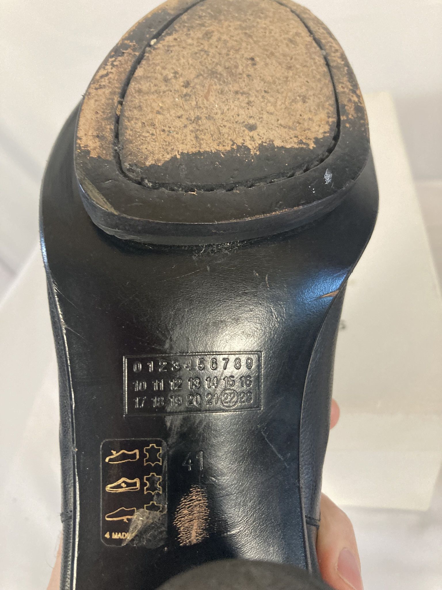 Comme des Garcons VINTAGE Comme des Garçons Black Leather Cylinder Heel Ankle Size US 11 / IT 41 - 5 Thumbnail