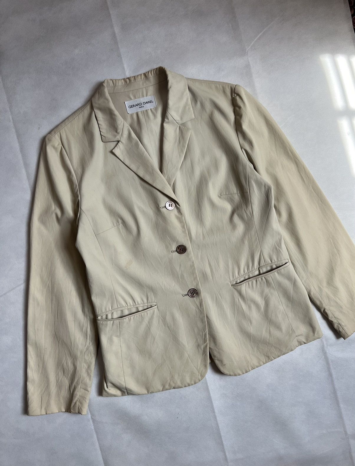 Designer Gerald Darel Paris Women's Coat Blazer Size S / US 4 / IT 40 - 4 Thumbnail