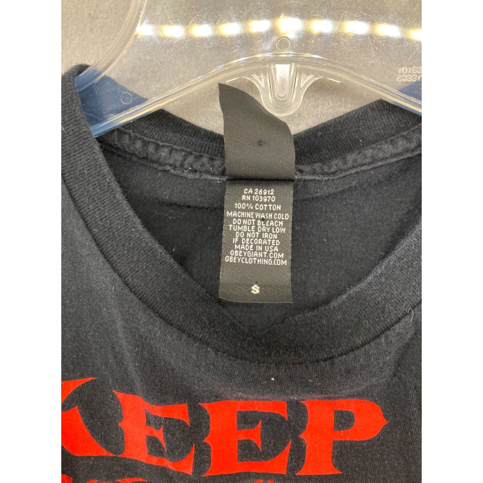 Obey OBEY T SHIRT MEN'S SMALL KEEP A BREAST GIRL SURF SKATE Size US S / EU 44-46 / 1 - 6 Thumbnail