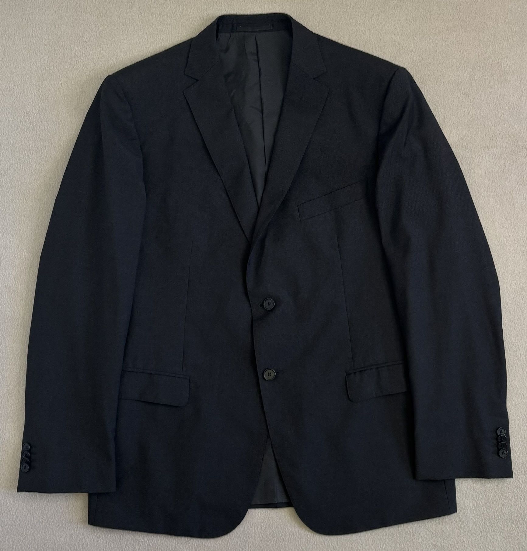 Z Zegna Z Zegna Black Blazers Wool, Silk size 54R Size 54R - 6 Thumbnail