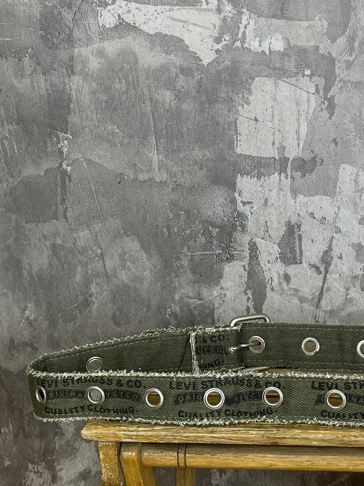 Japanese Brand × Vintage Levis Vintage Y2K Distressed Military Y2K Japan Belt Size ONE SIZE - 6 Thumbnail