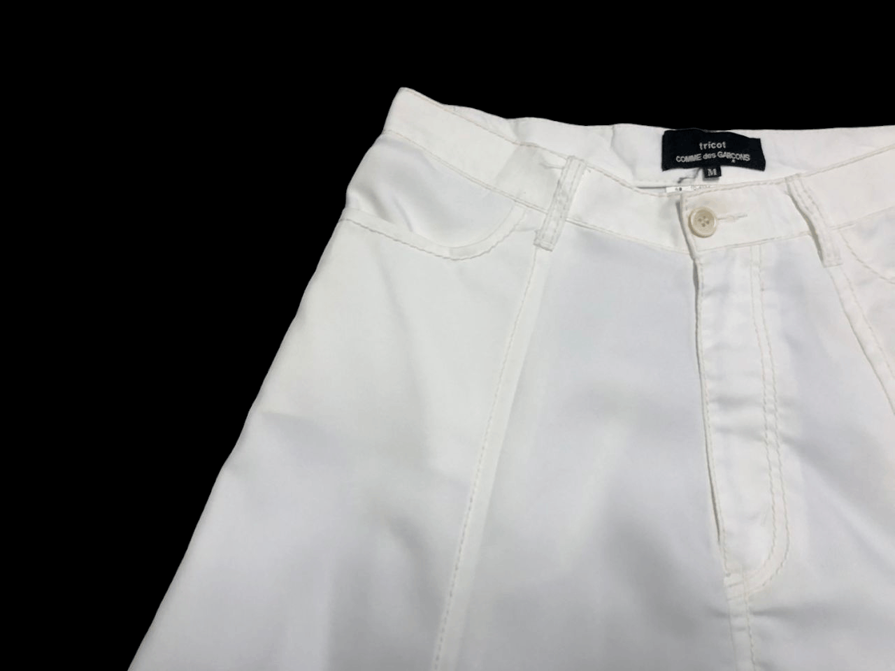 Tricot Comme des Garcons AD2015 Tricot comme des garcons White Pants Rare Design Size 32" / US 10 / IT 46 - 5 Thumbnail