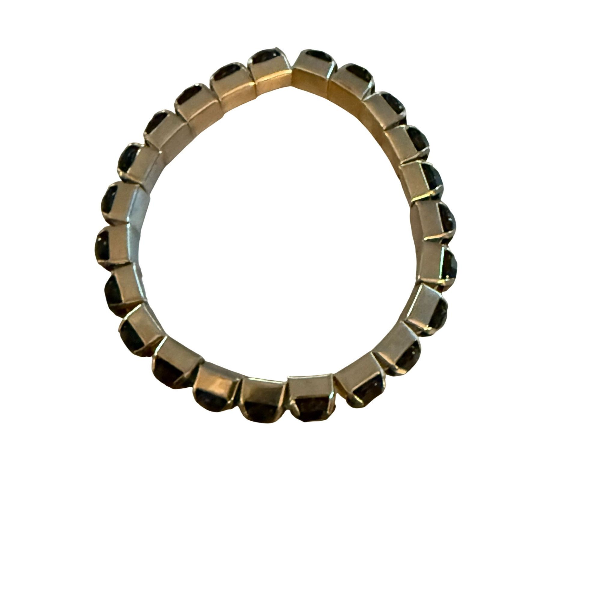 Other Black Crystal Stretch Tennis Bracelet With Silver-Tone Setti Size ONE SIZE - 2 Thumbnail