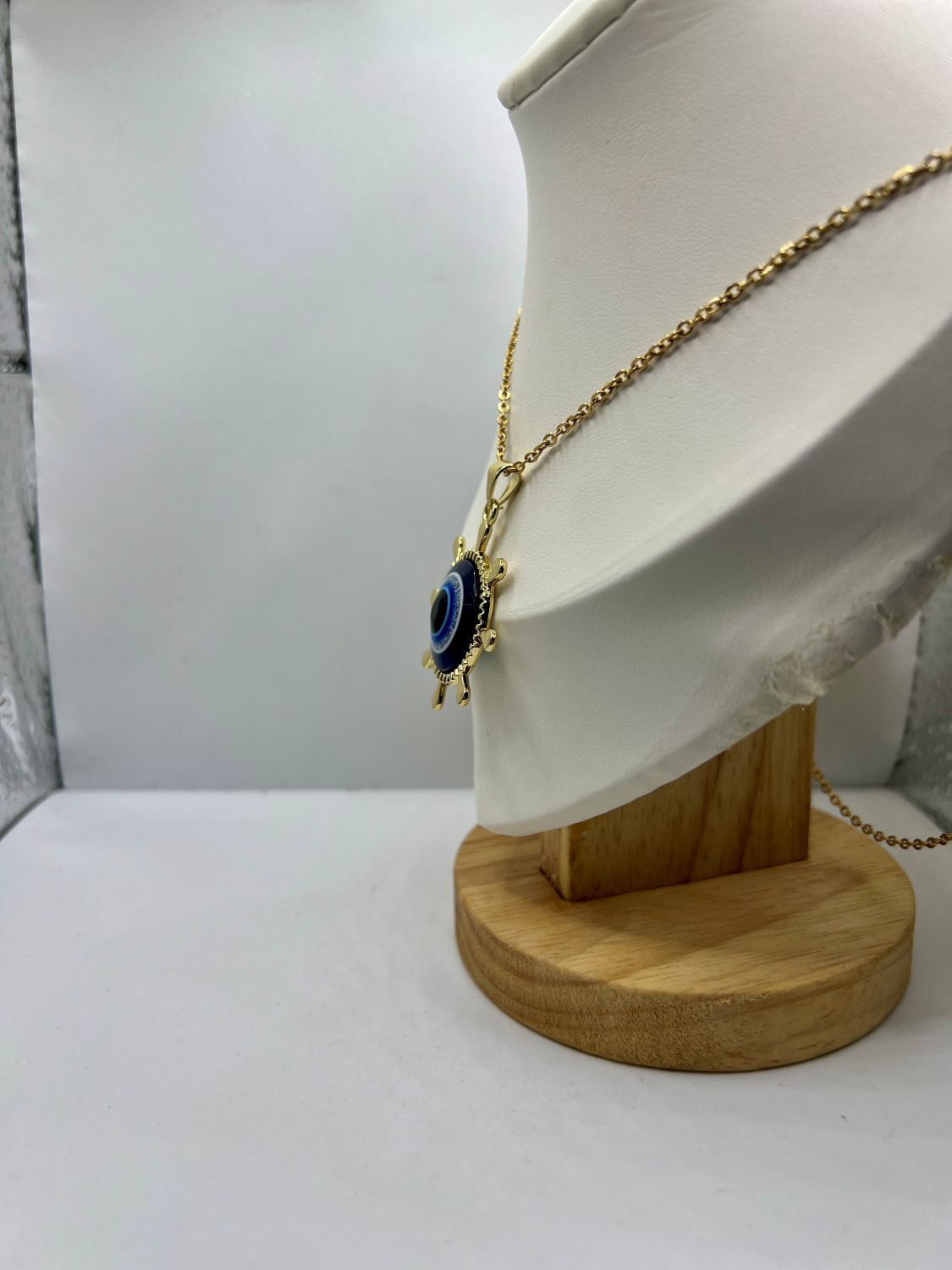 Jewelry Big Evil Eye Chain Necklace Size ONE SIZE - 2 Thumbnail