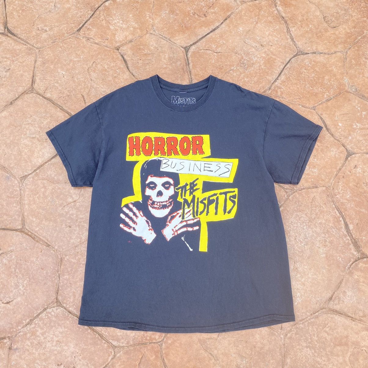 Misfits Vintage Faded The Misfits Horror Punk Band ERD GRUNGE TEE Size US XL / EU 56 / 4 - 1 Thumbnail