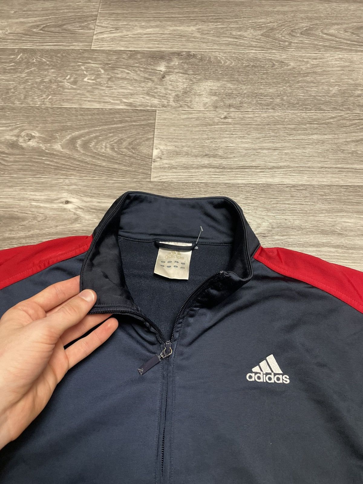 Adidas Vintage Adidas Track Jacket 3 Stripes 00s Size US S / EU 44-46 / 1 - 8 Thumbnail