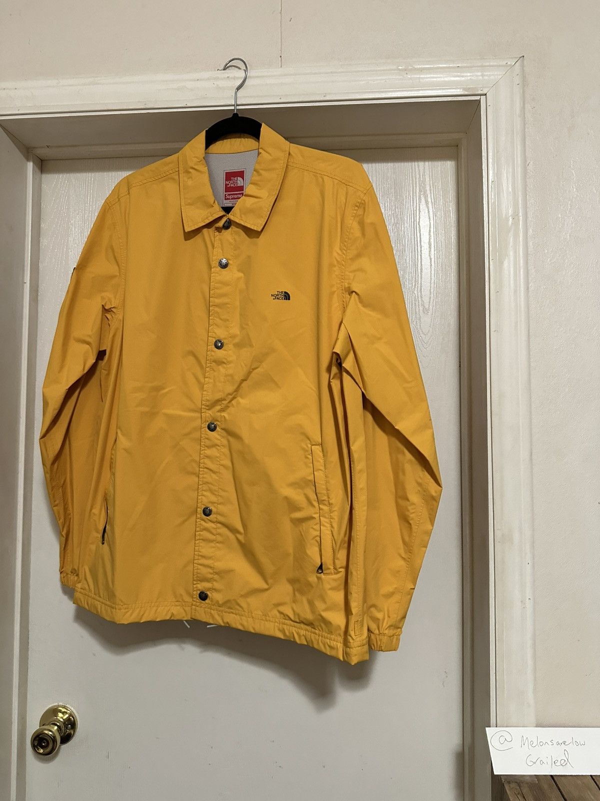Supreme × The North Face Supreme TNF Packable Coaches Jacket - Yellow, Medium Size US M / EU 48-50 / 2 - 2 Thumbnail