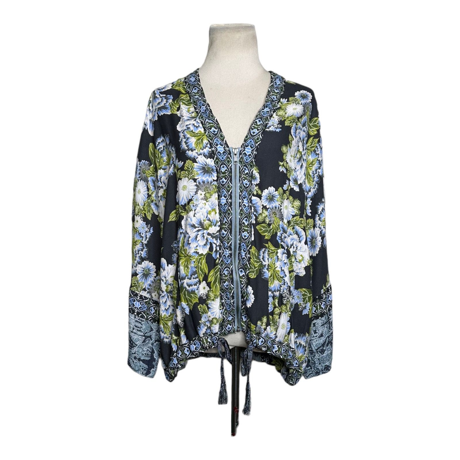 Free People Free People Wildflower Cinched Kimono Jacket Size XS/S Size S / US 4 / IT 40 - 12 Thumbnail