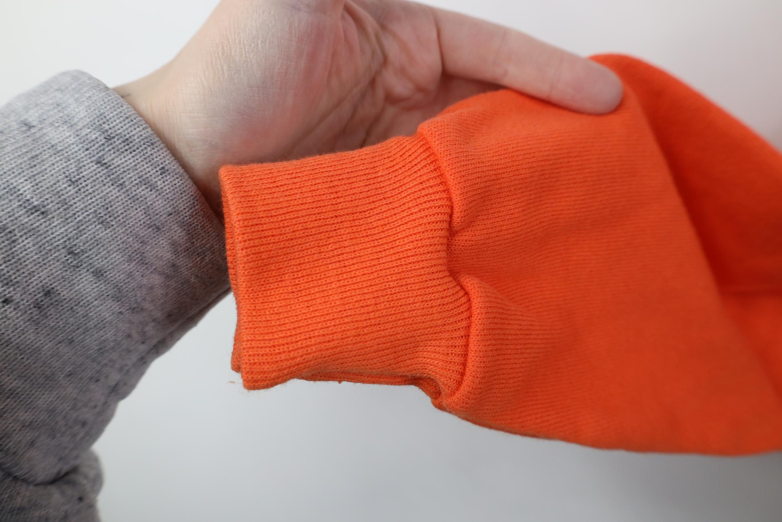 Vintage Vintage 90s Streetwear Raglan Crewneck Sweatshirt Orange USA Size XL / US 12-14 / IT 48-50 - 6 Thumbnail