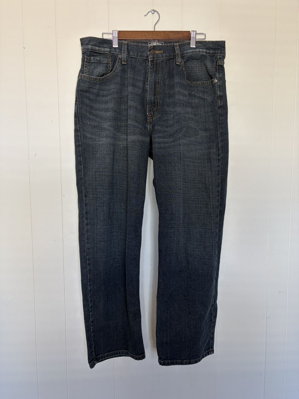Levi's Levi's dark wash straight leg jeans Size US 38 / EU 54 - 1 Thumbnail
