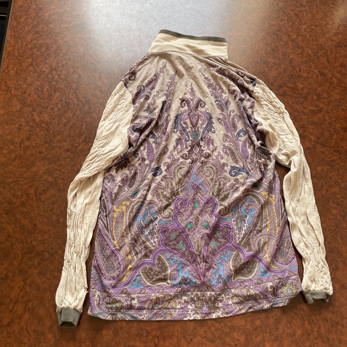 Etro × If Six Was Nine Rare 90s ETRO LONGSLEEVE TEE SHIRT aztec navajo Mosaik Size US S / EU 44-46 / 1 - 2 Thumbnail