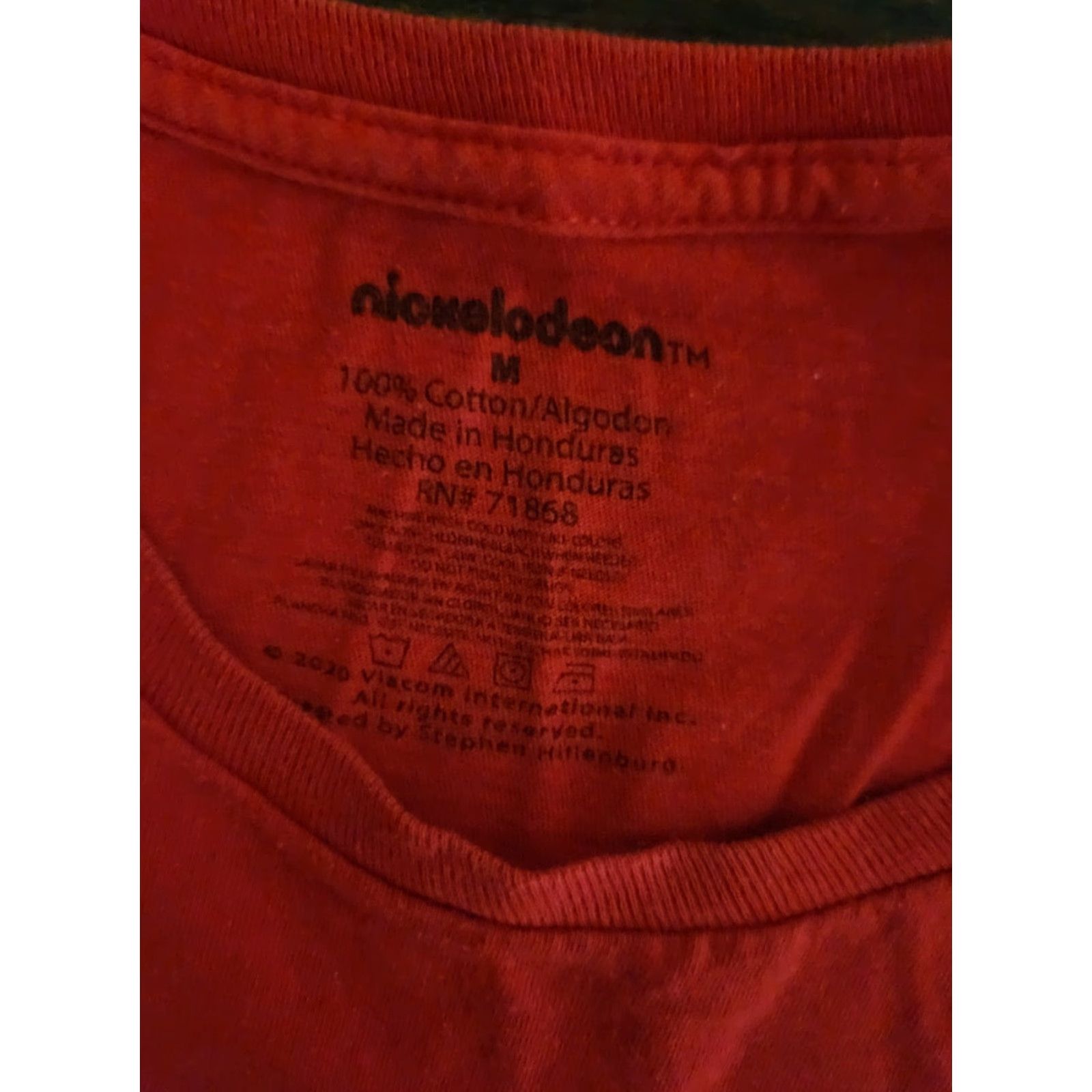 Nickelodeon Krusty Krab Pizza SpongeBob SquarePants Nickelodeon Red T-Shirt Men's M Size US M / EU 48-50 / 2 - 3 Thumbnail