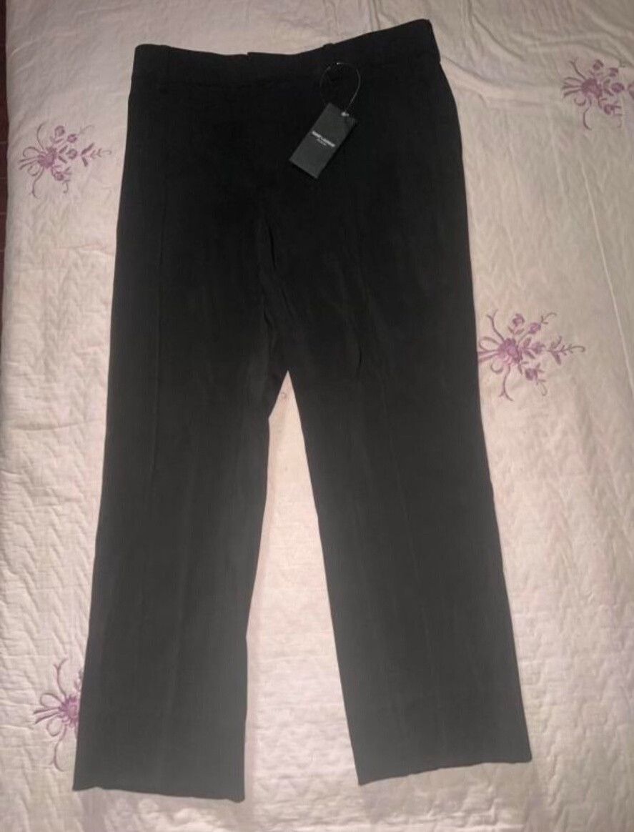Saint Laurent Paris Saint Laurent SS24 Men's Smoking Pants Size US 34 / EU 50 - 1 Thumbnail
