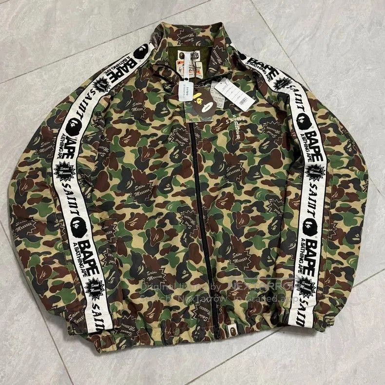 Bape SAINT Mxxxxxx x BAPE Camo Track Jacket. Size US M / EU 48-50 / 2 - 1 Thumbnail