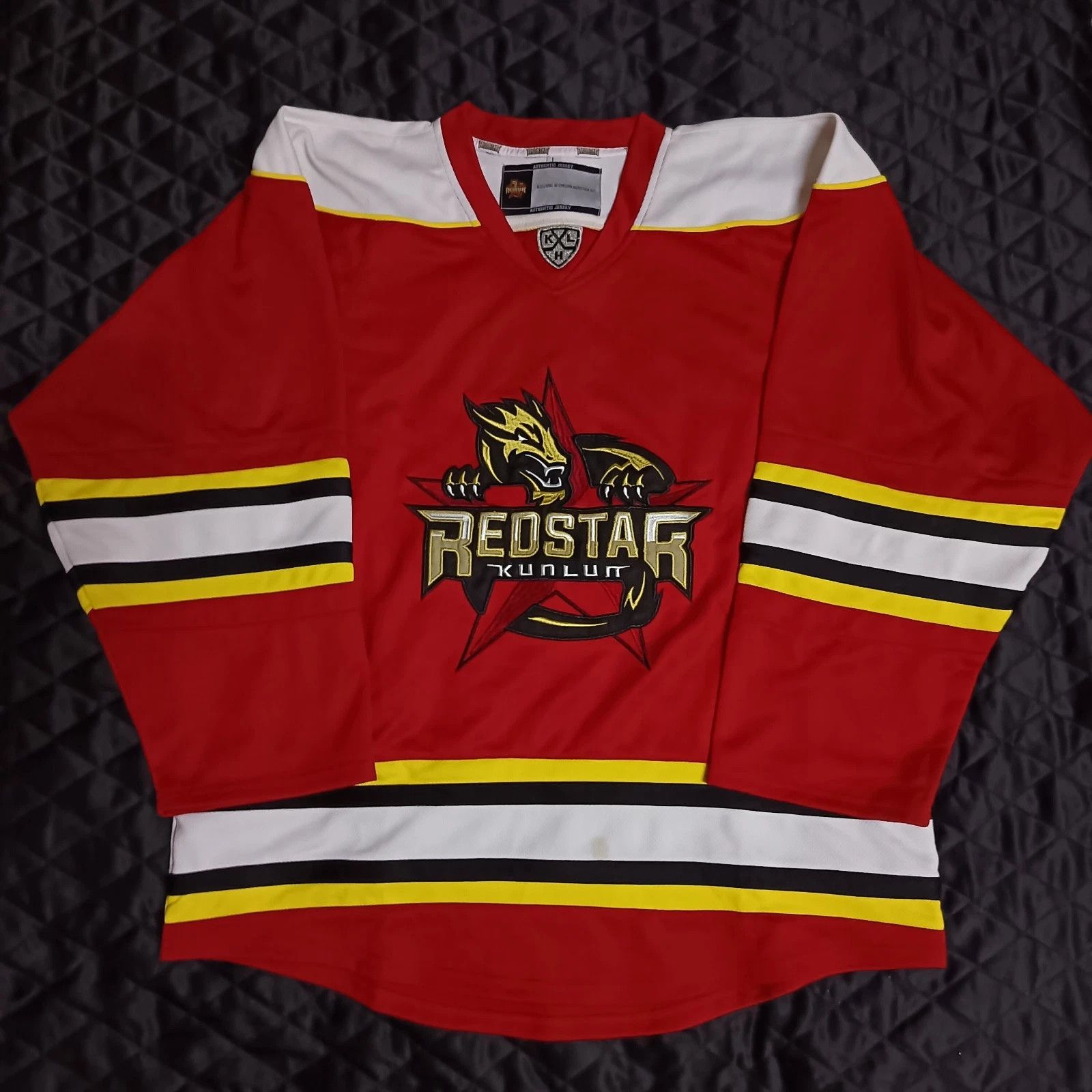 Kunlun Red Star KHL NHL Chinese Hockey Jersey