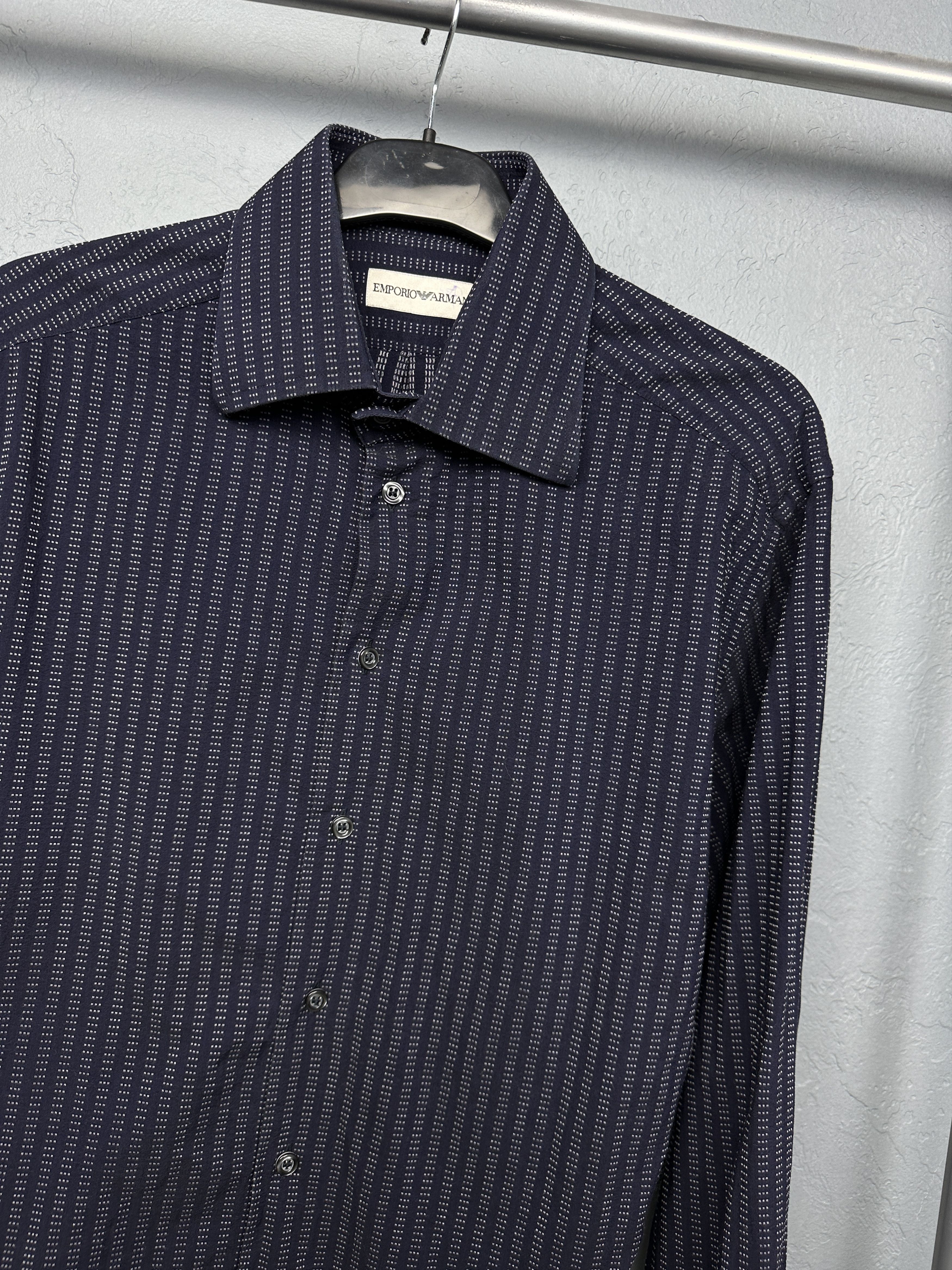 Emporio Armani Emporio Armani Mens Long Sleeve Shirt Size US L / EU 52-54 / 3 - 2 Thumbnail