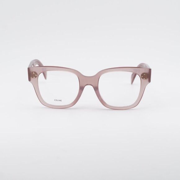Celine Celine CL50110U 045 Eyeglasses Shiny Light Brown 52mm Square Size ONE SIZE - 3 Thumbnail
