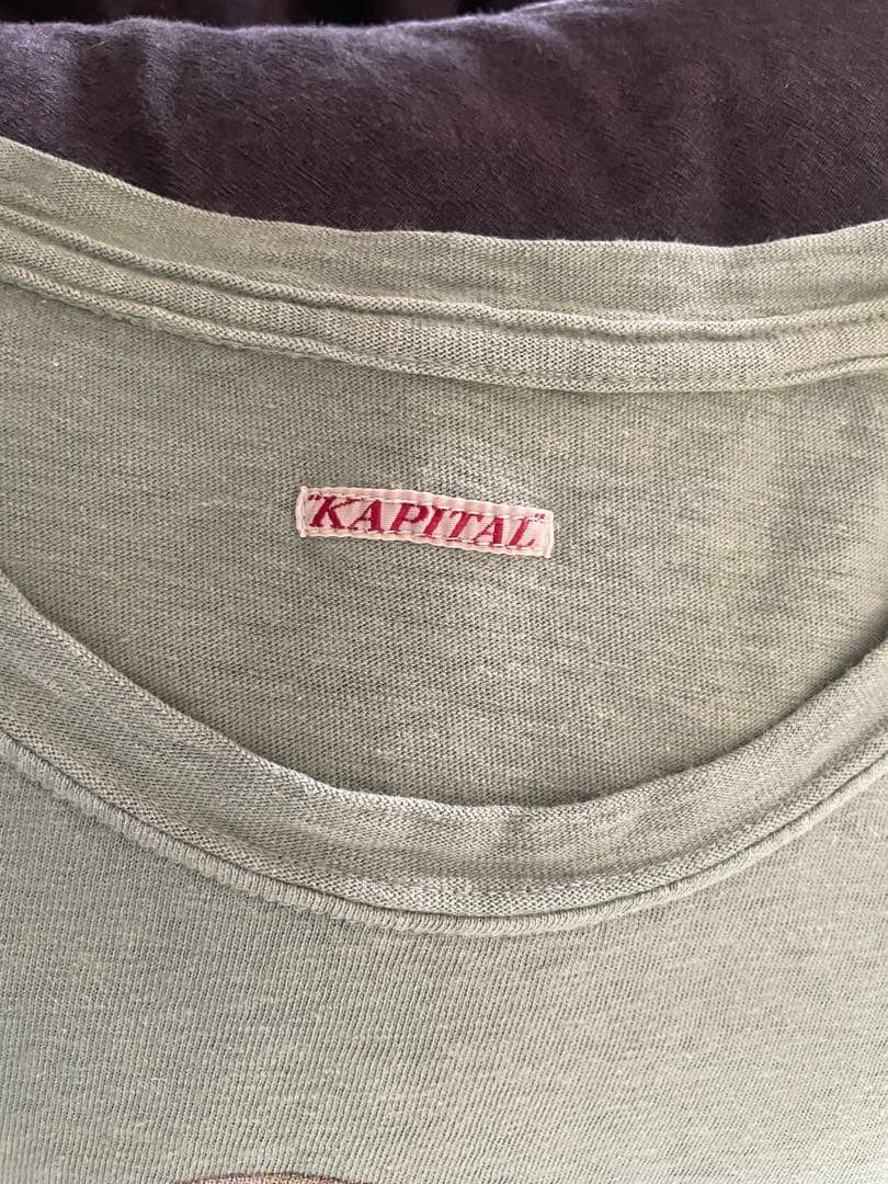 Kapital Kapital Green Crew Neck Tee Size US L / EU 52-54 / 3 - 6 Thumbnail