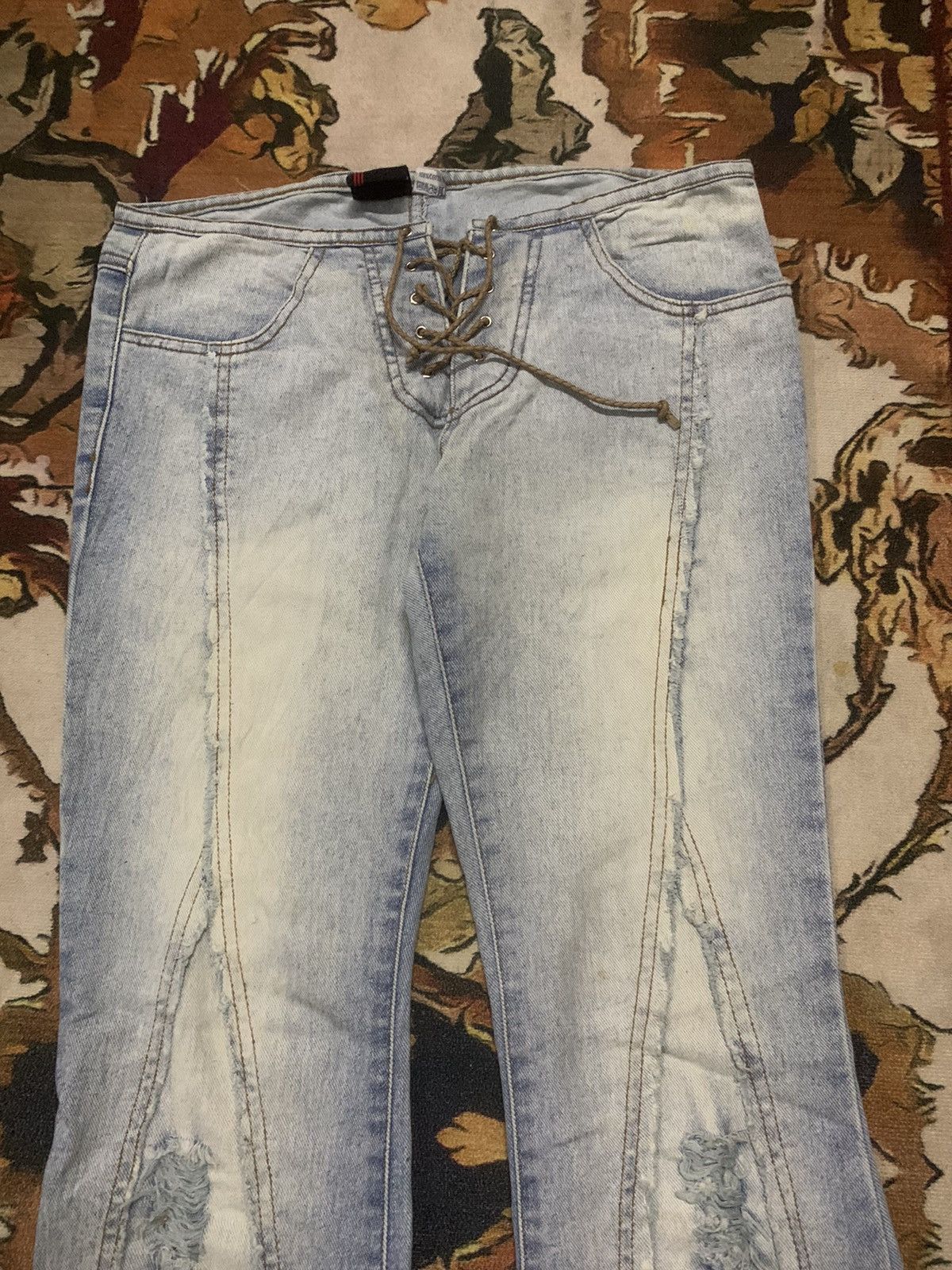 Beauty Beast 90s YASUKI ISHII INSPIRED CRAZY FLARE PANT BRAND BE SNIP Size US 30 / EU 46 - 6 Thumbnail