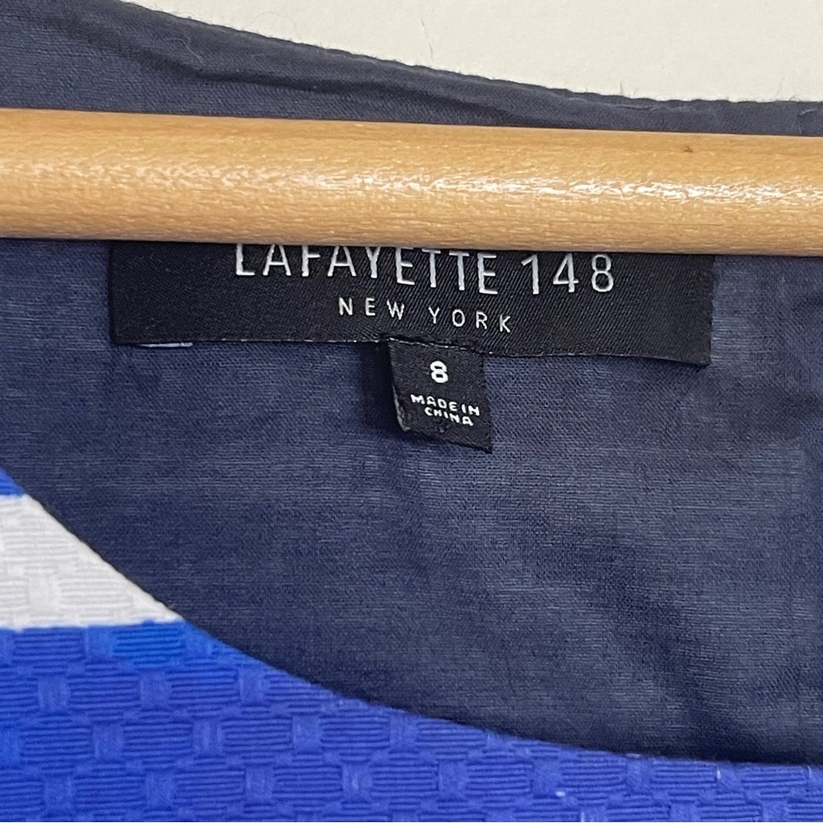 Lafayette 148 Lafayette 148 New York Striped Sleeveless Size M / US 6-8 / IT 42-44 - 5 Thumbnail