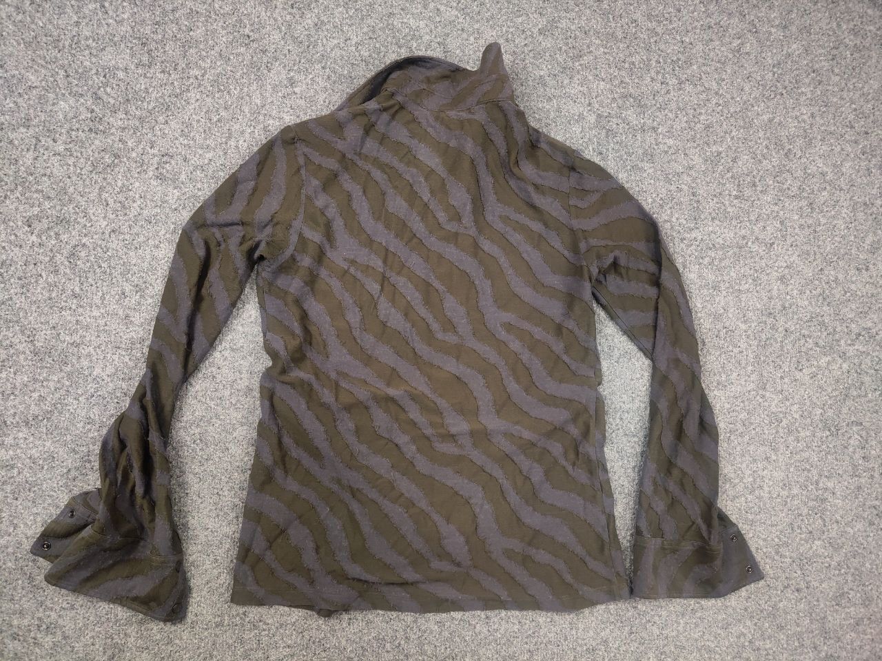 Roberto Cavalli Vintage Just Cavalli Design Textured zebra Long sleeve Shirt Size US M / EU 48-50 / 2 - 11 Thumbnail