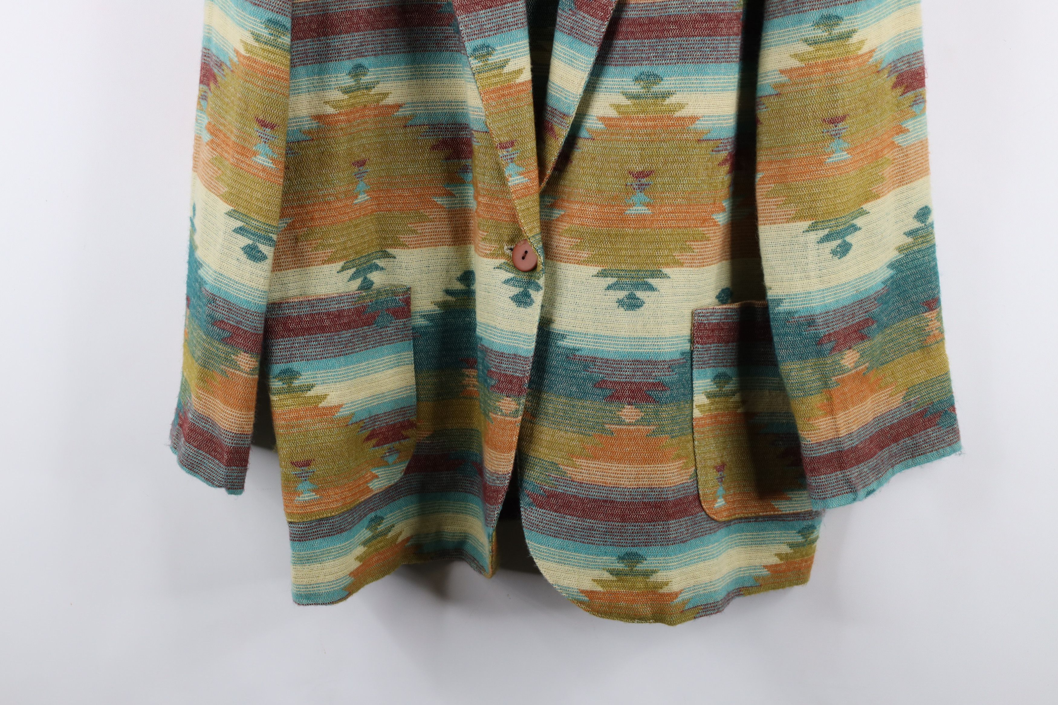 Vintage Vintage 90s Streetwear Southwestern Fiesta Blazer Jacket USA Size M / US 6-8 / IT 42-44 - 3 Thumbnail