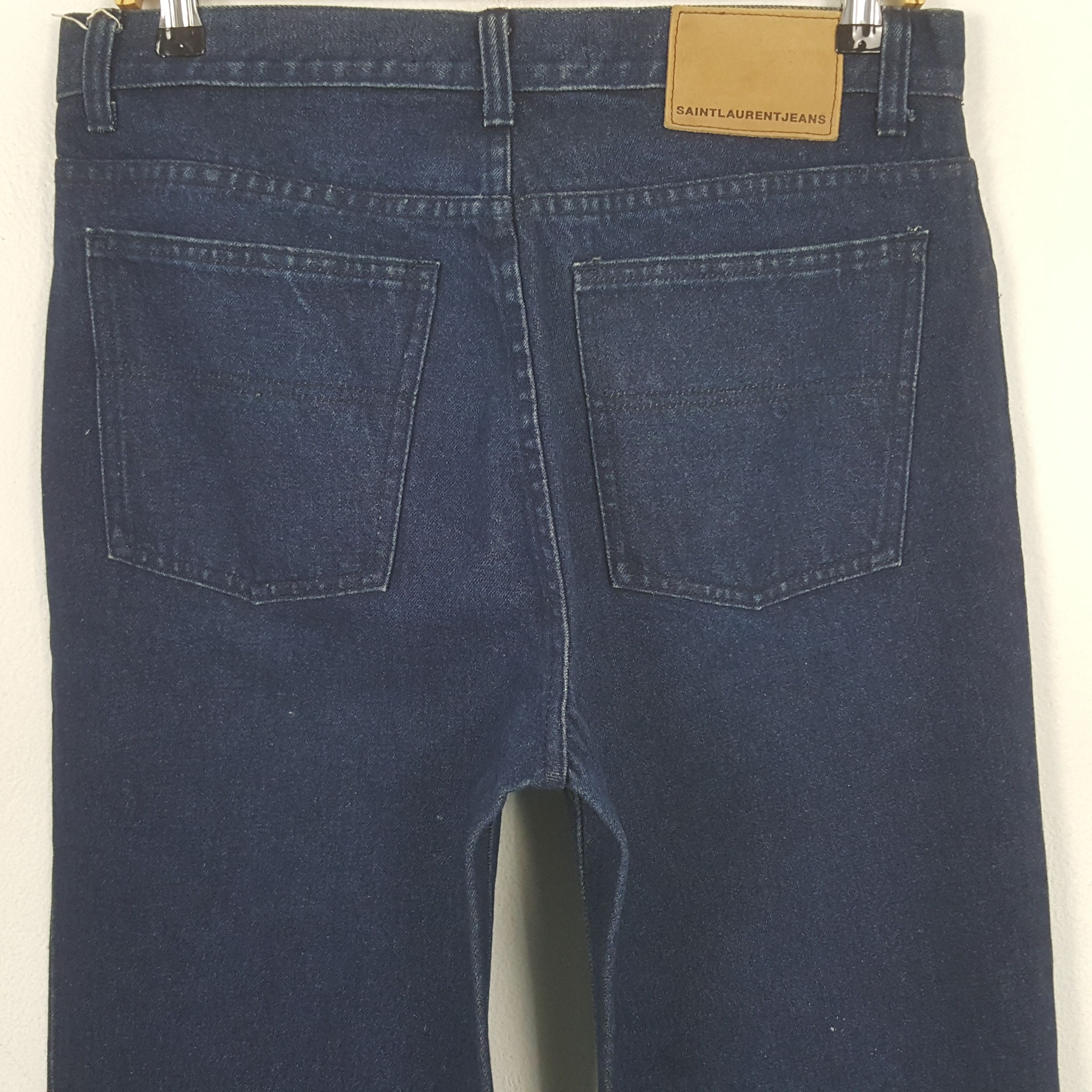 Designer Vintage Saint Laurent Italian Brand Denim Jeans C280N33 Size US 32 / EU 48 - 5 Thumbnail