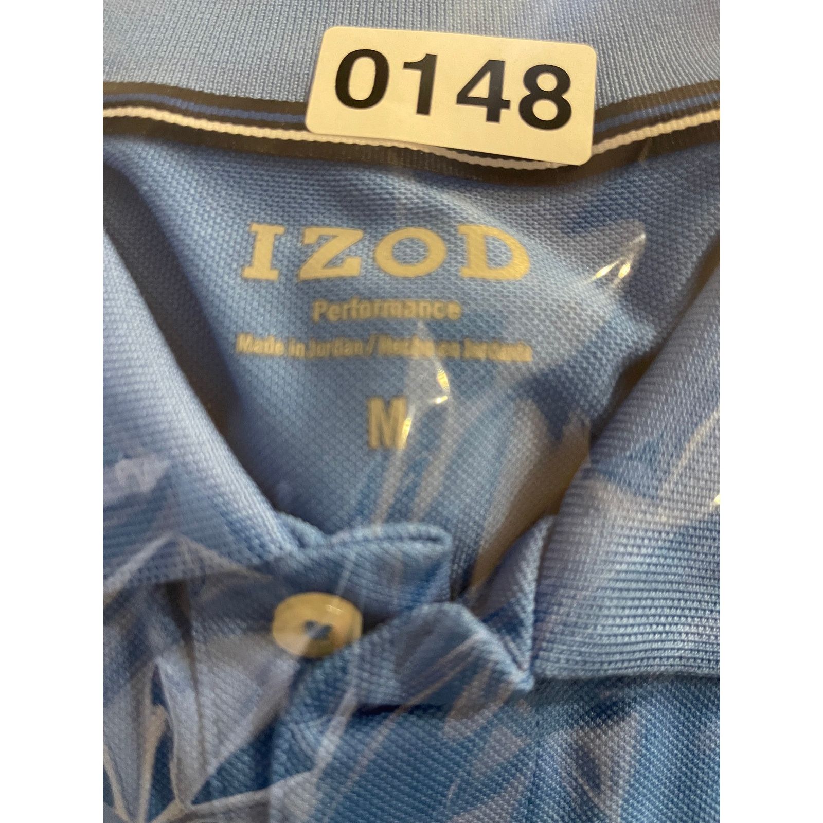Izod IZOD Performance Polo Shirt Men’s Medium Blue Short Sleeve Size US M / EU 48-50 / 2 - 8 Thumbnail