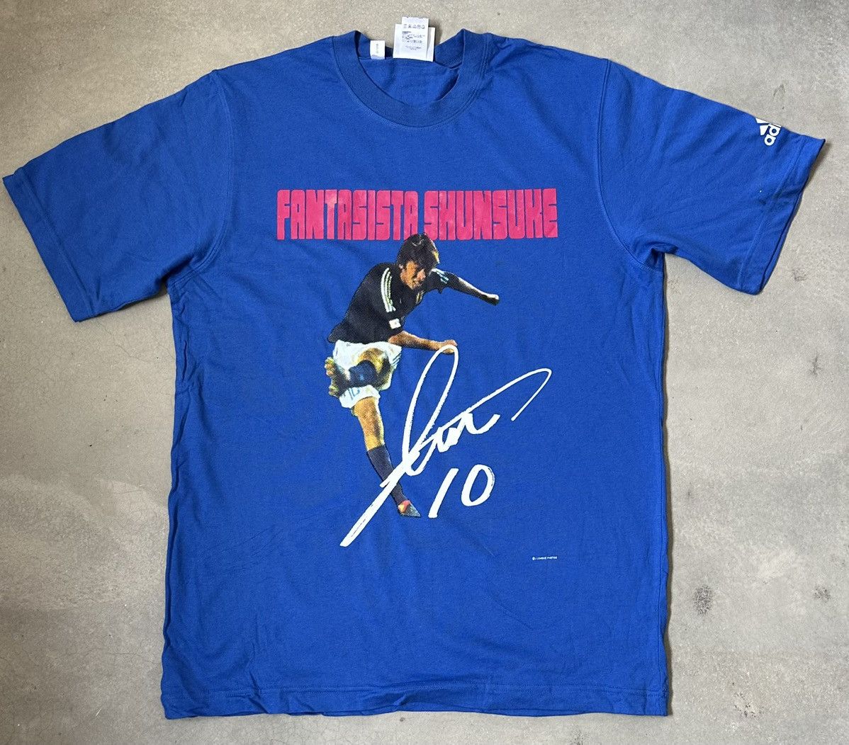 Adidas VINTAGE ADIDAS FANTASISTA SHUNSUKE JAPAN PLAYER TEE 2004 Size US M / EU 48-50 / 2 - 1 Thumbnail