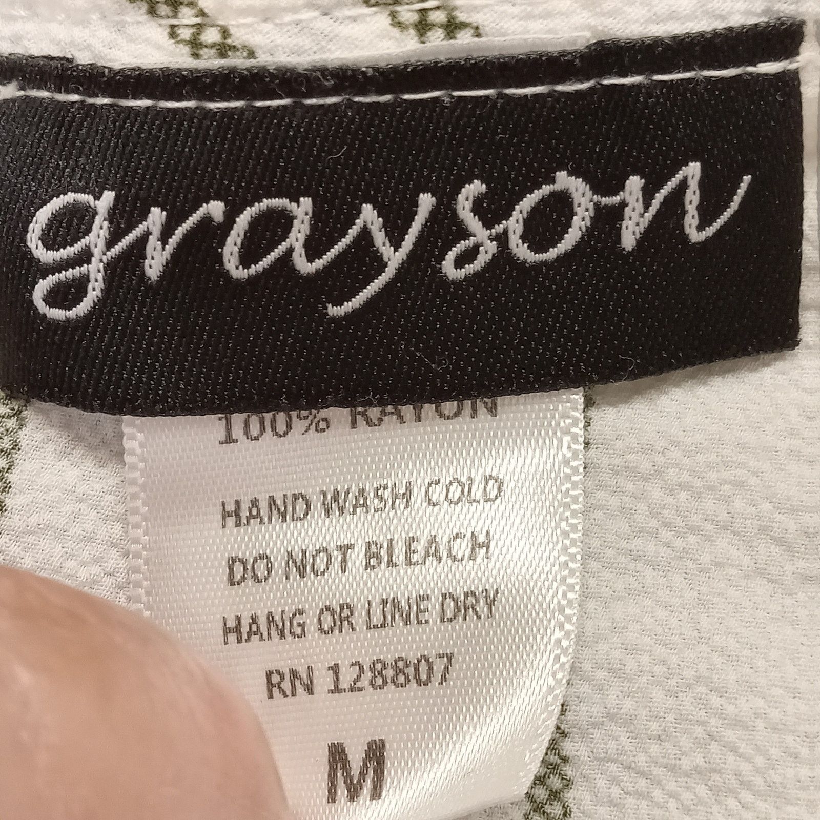 & Other Stories Grayson Embroidered Top M Women's 3/4 Sleeve Blouse Pullover Size M / US 6-8 / IT 42-44 - 6 Thumbnail