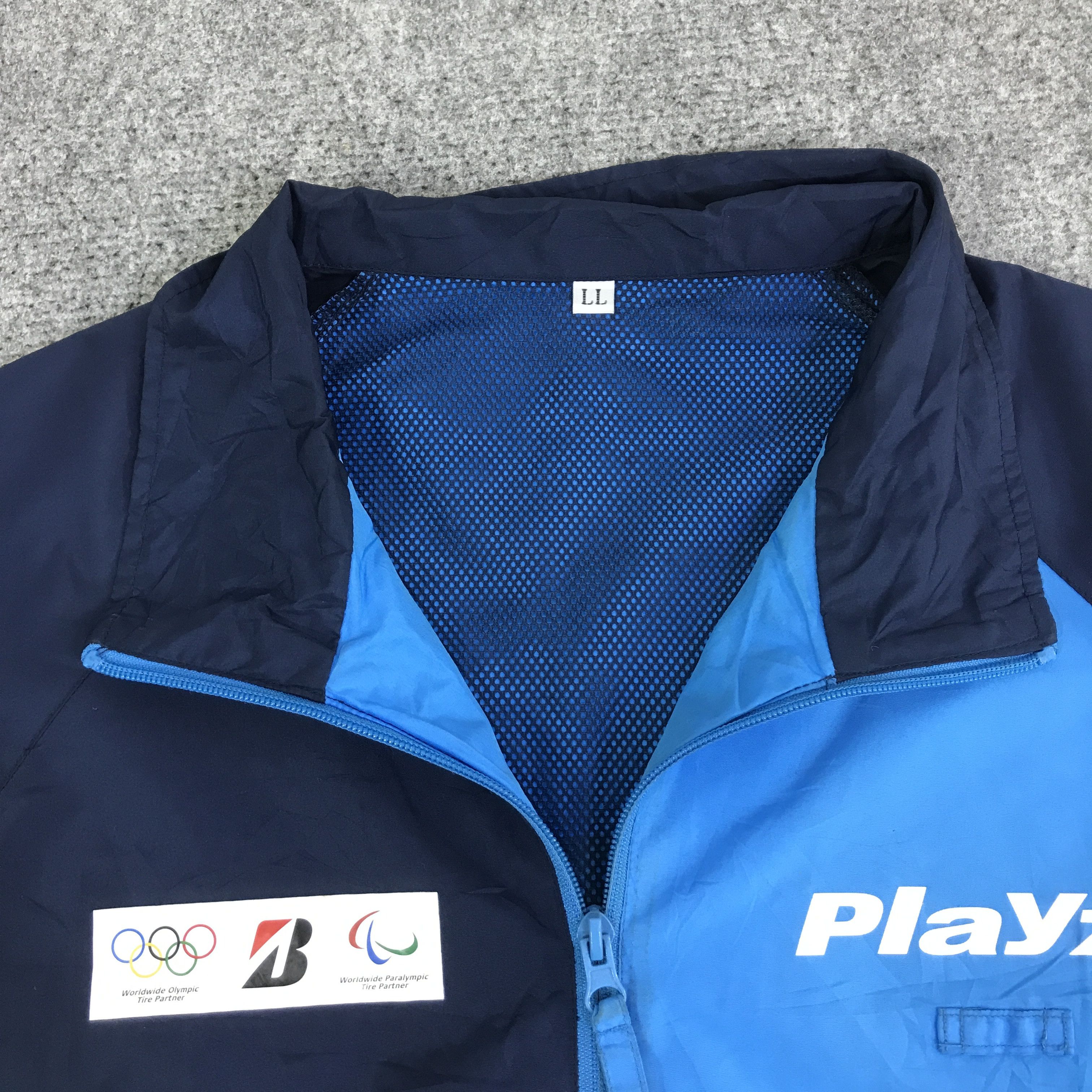 Japanese Brand PLAYZ OLYIMPICS X BRIDGESTONE RACING JACKET K121B11 Size US L / EU 52-54 / 3 - 7 Thumbnail