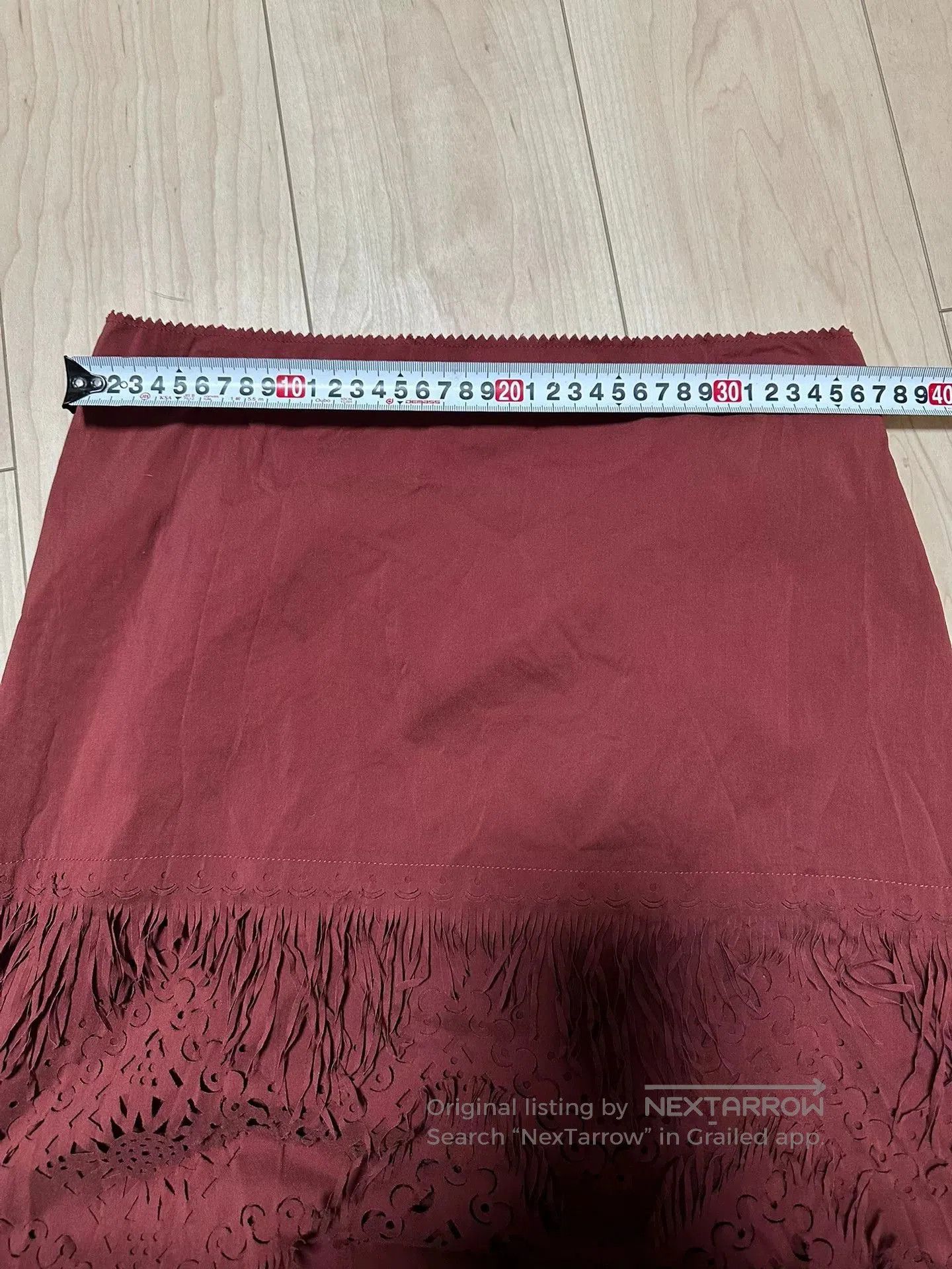 Jean Paul Gaultier Jean Paul Gaultier Cut-Out Fringe Skirt. Size 25" / US 0 / IT 36 - 4 Thumbnail