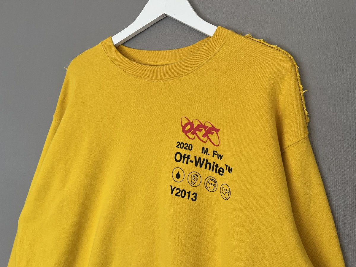Off-White × Virgil Abloh 🔥 OFF-WHITE Industrial Y013 Incomp Sweatshirt Size US M / EU 48-50 / 2 - 8 Thumbnail