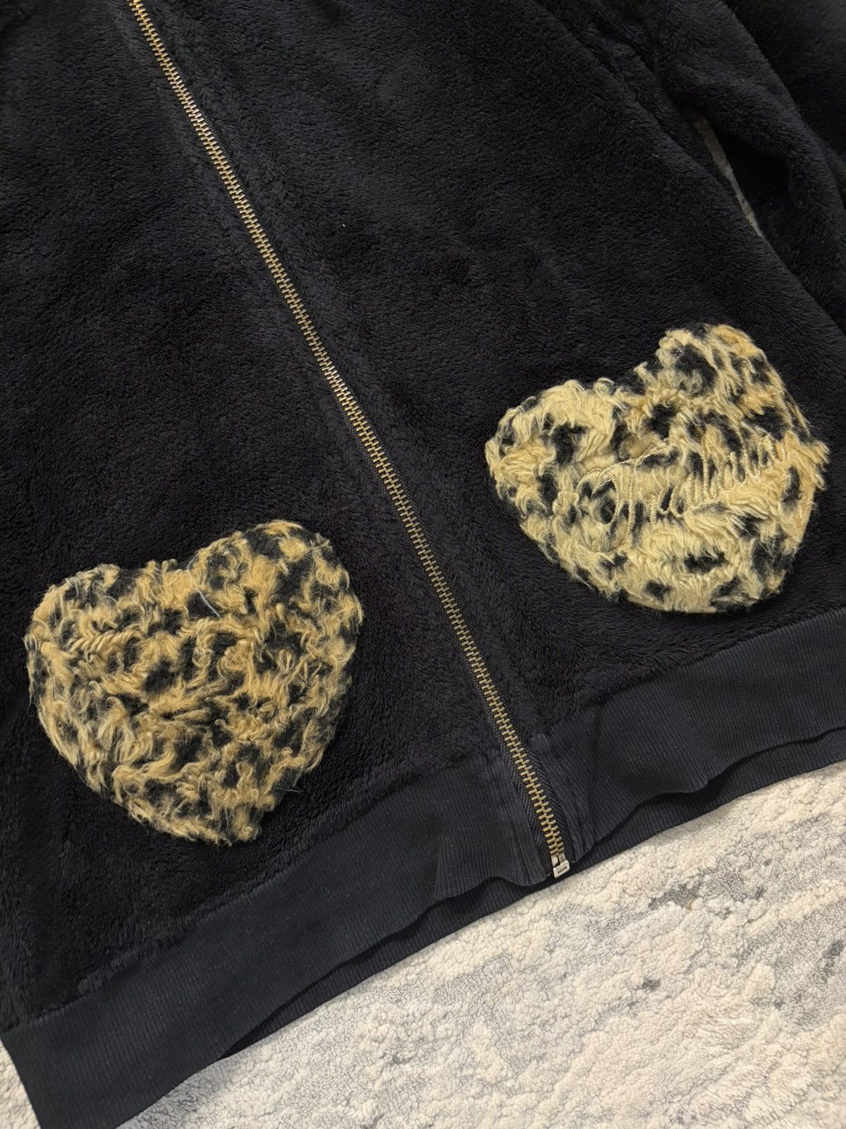 Japanese Brand Tralala Liz Lisa - Lolita Cheetah Print Fur Sherpa Hoodie Size S / US 4 / IT 40 - 5 Thumbnail